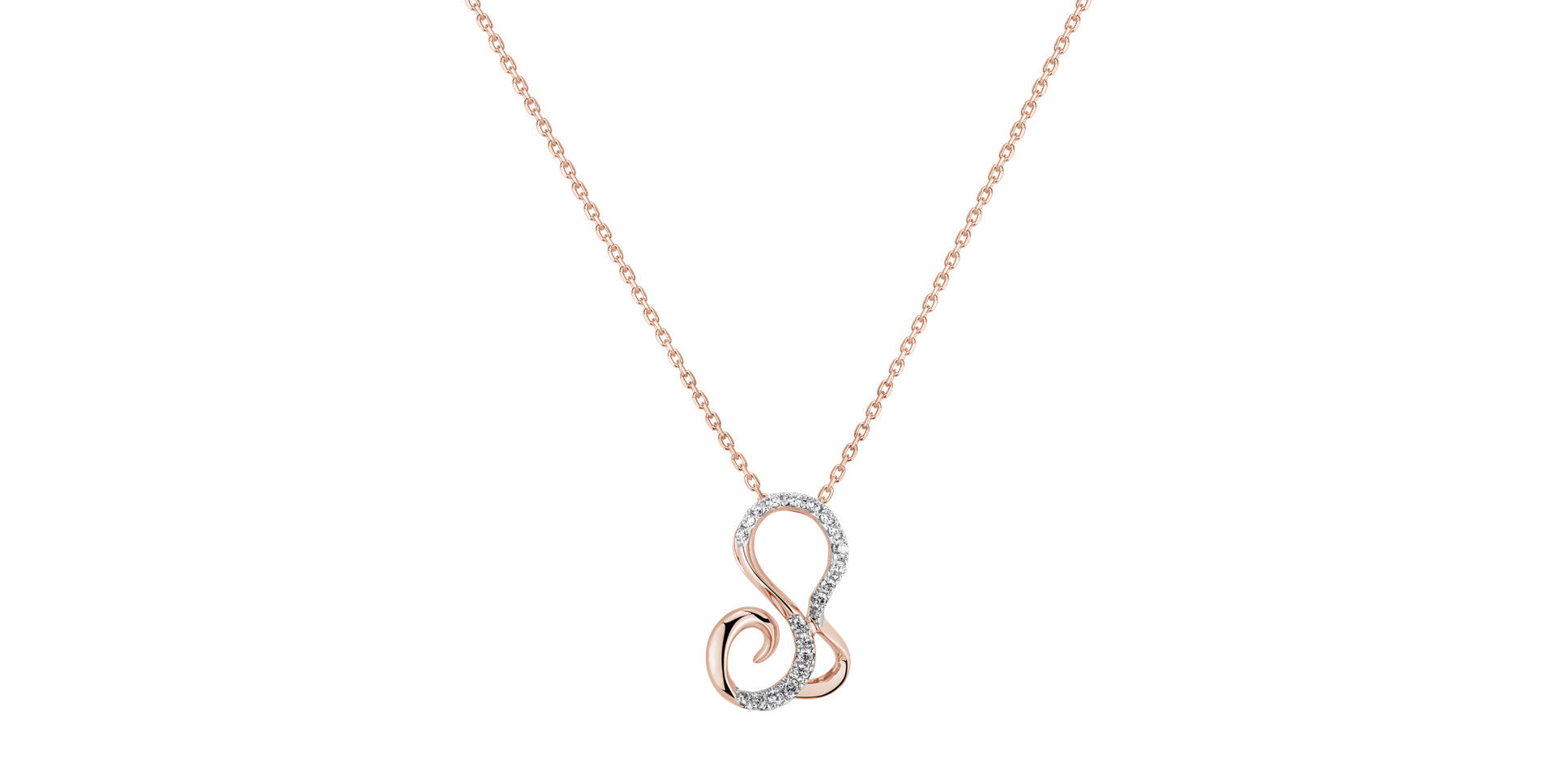 Diamond pendant Dreamy Orbit