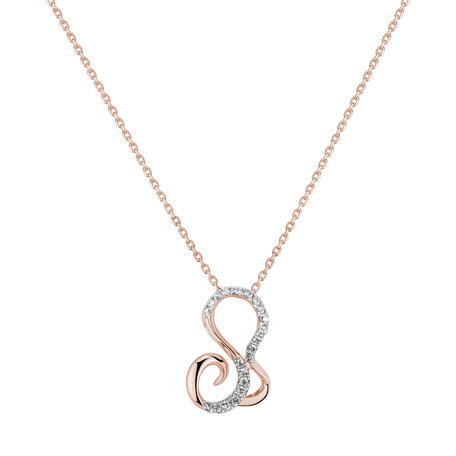 Diamond pendant Dreamy Orbit