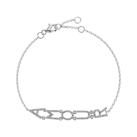 Bracelet with diamonds Amour