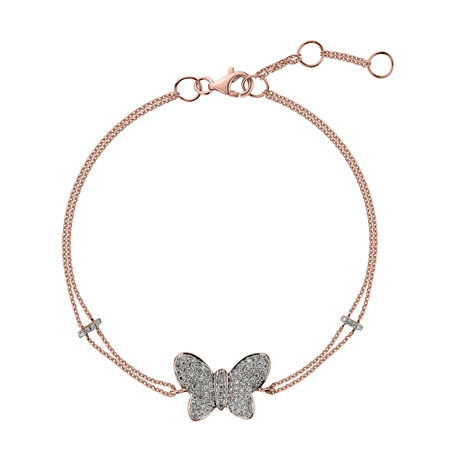 Bracelet with diamonds Fancy Wings