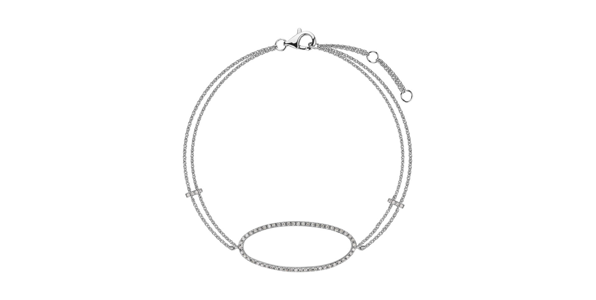 Bracelet with diamonds Prudence