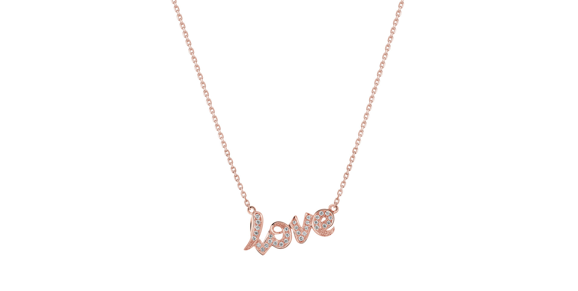 Diamond necklace Endless Love