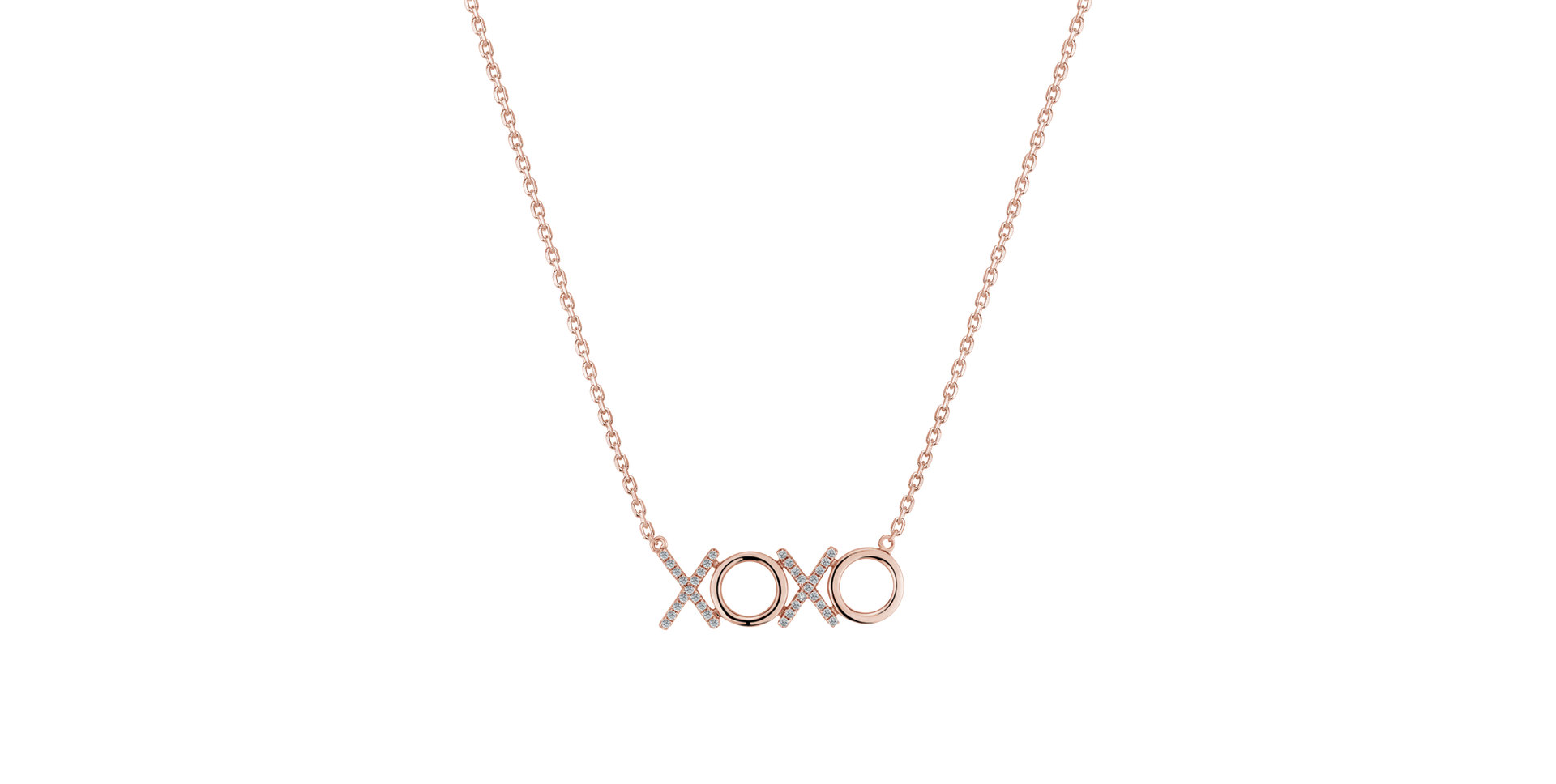 Diamond necklace Tic Tac Toe