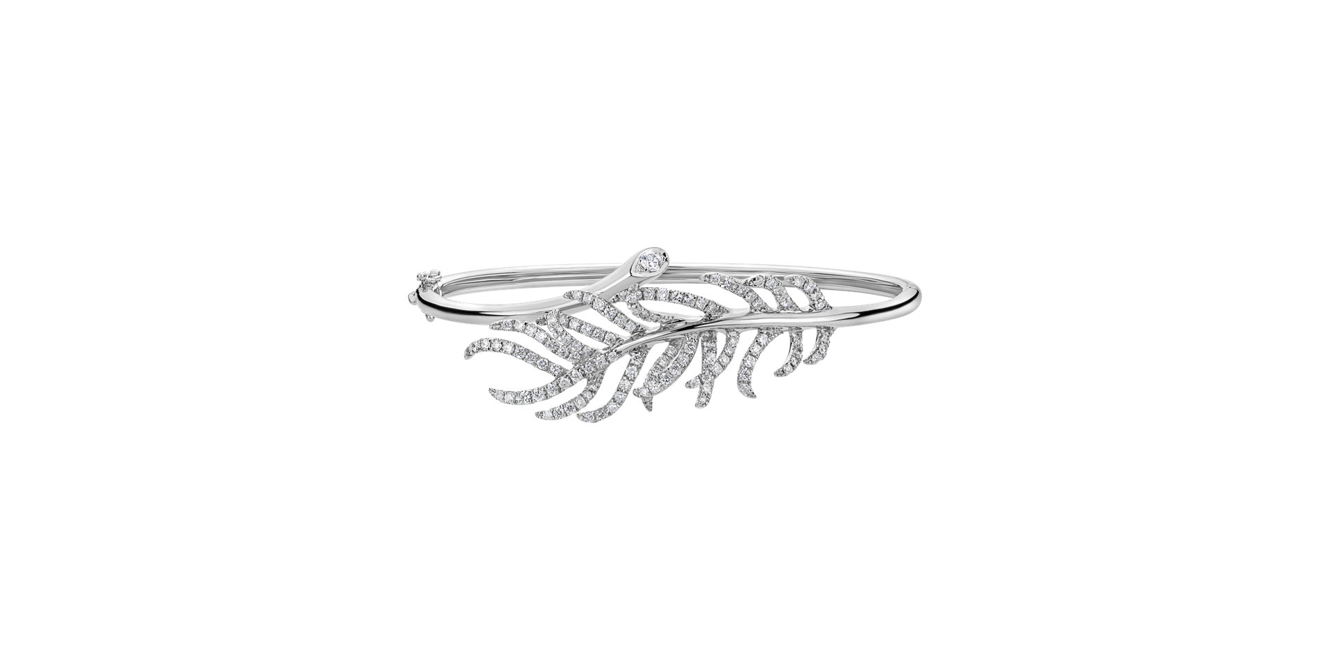 Bracelet with diamonds Star Feather