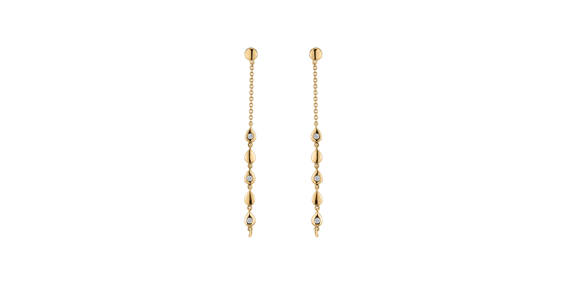 Diamond earrings Shine Waterfall