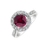 Diamond ring with Ruby Red Queen3