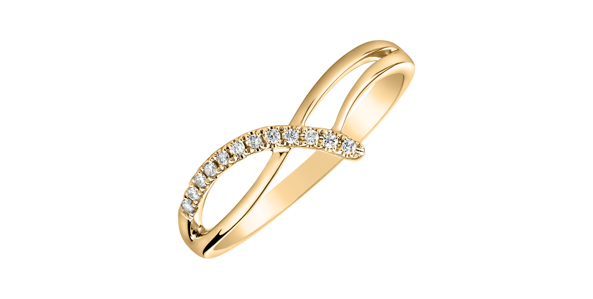 Diamond ring Elegant Line