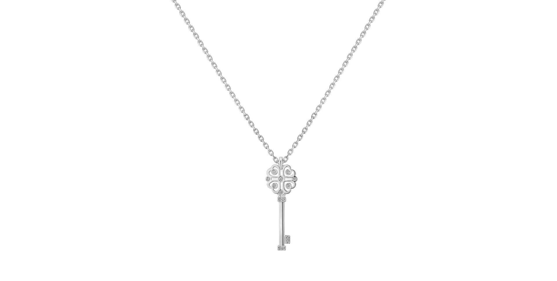 Diamond pendant Decorative Key