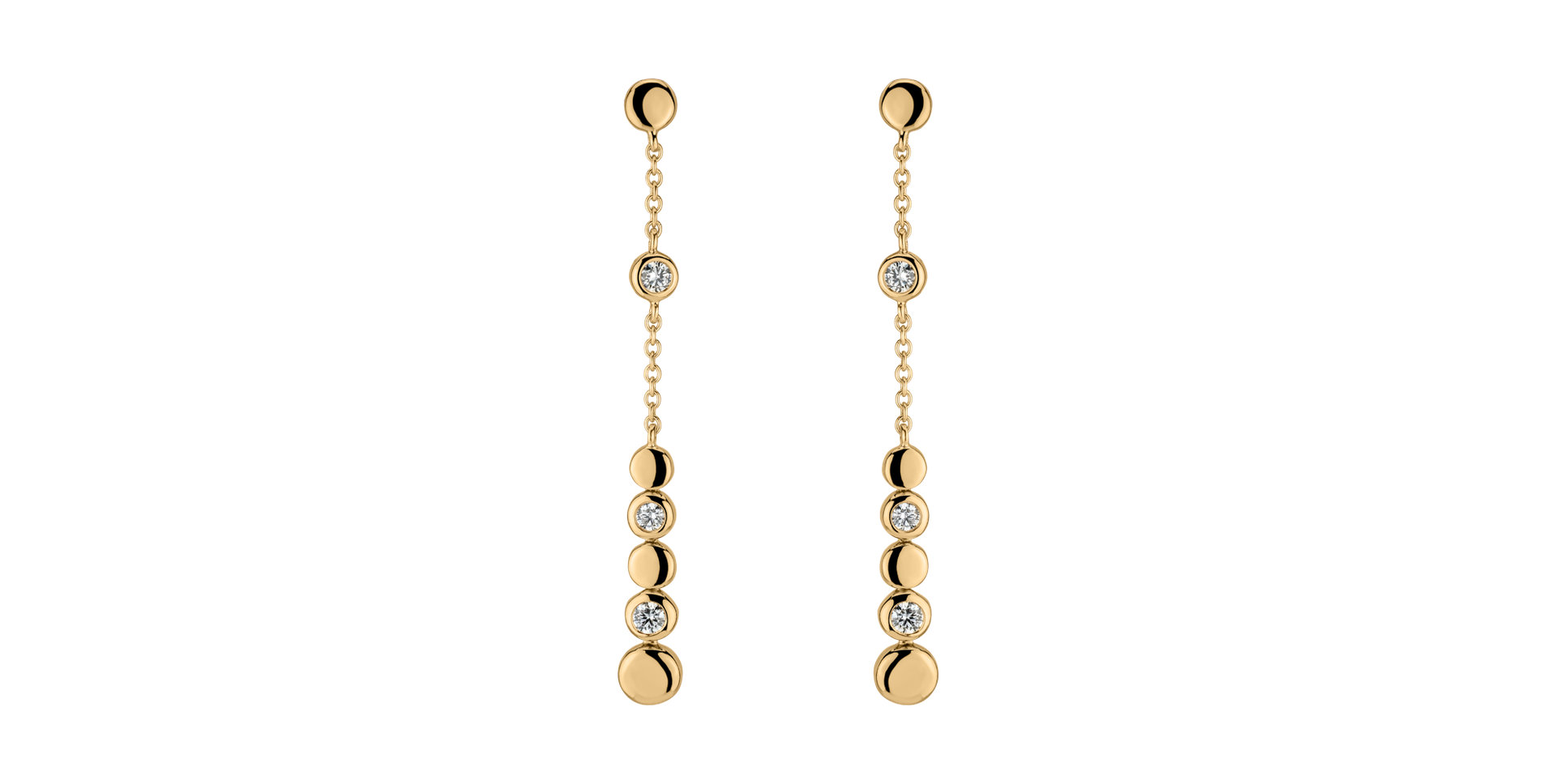 Diamond earrings Moonshine Waterfall