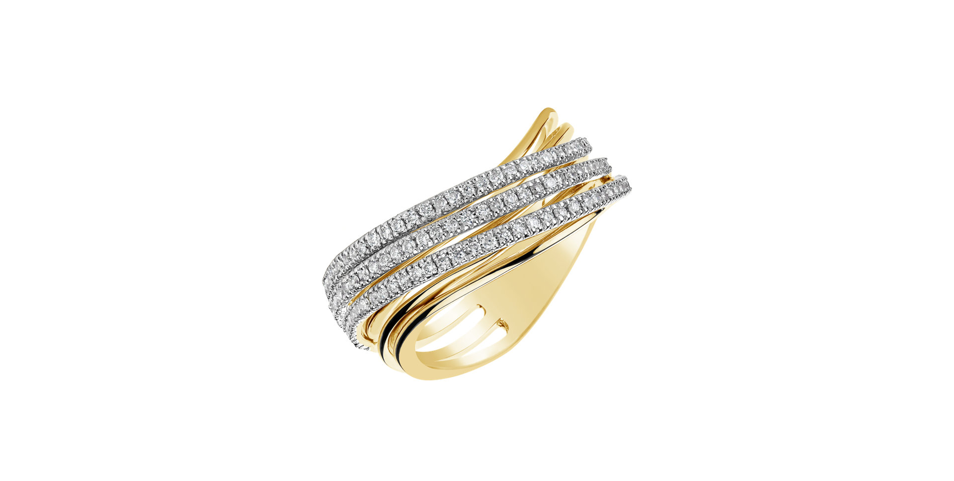 Diamond ring Sunshine Wave