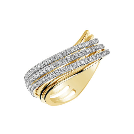 Diamond ring Sunshine Wave