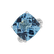 Diamond ring with Topaz Blue Czarina5