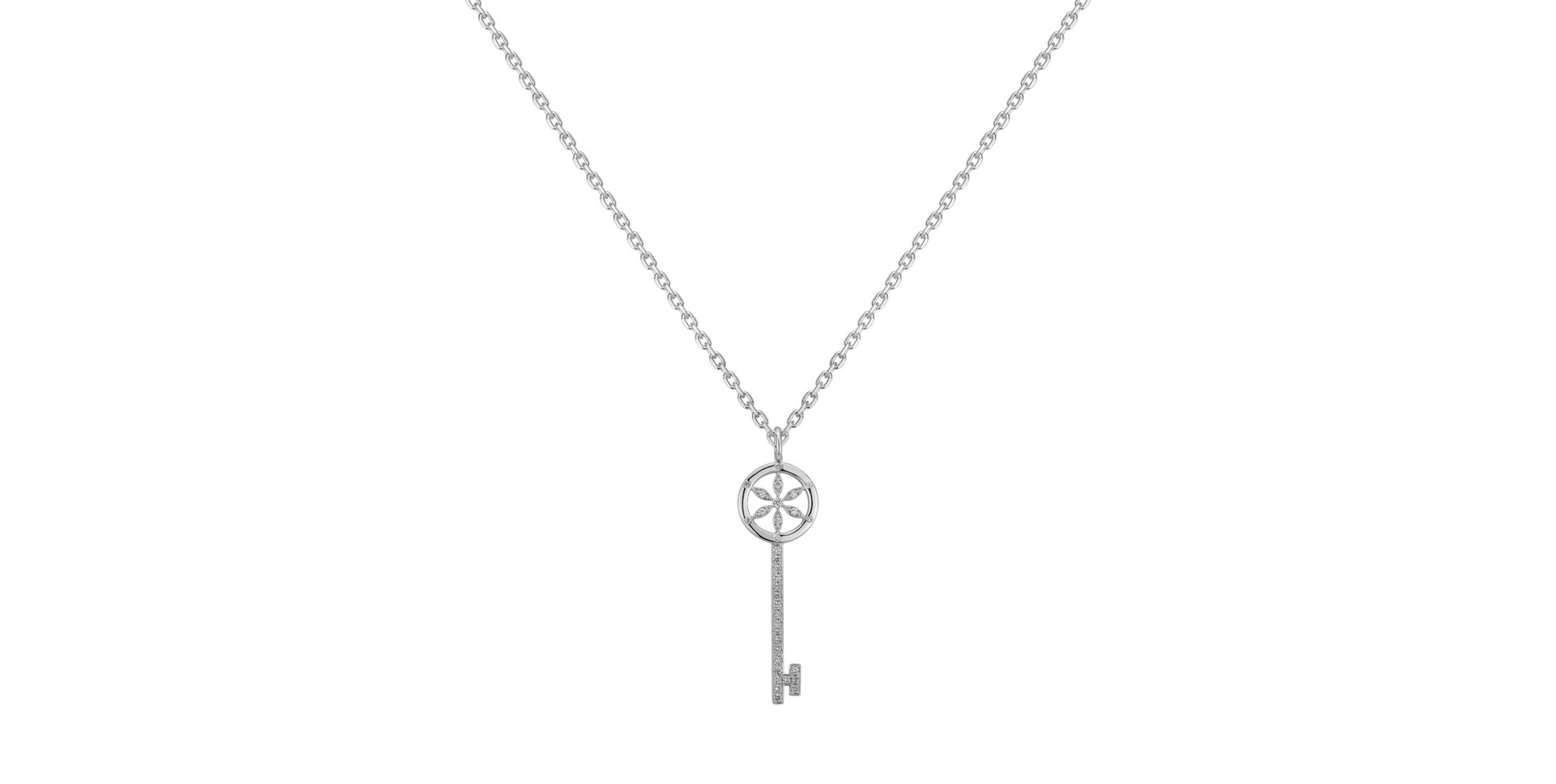 Diamond pendant Spring Key