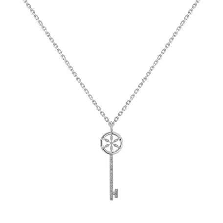 Diamond pendant Spring Key