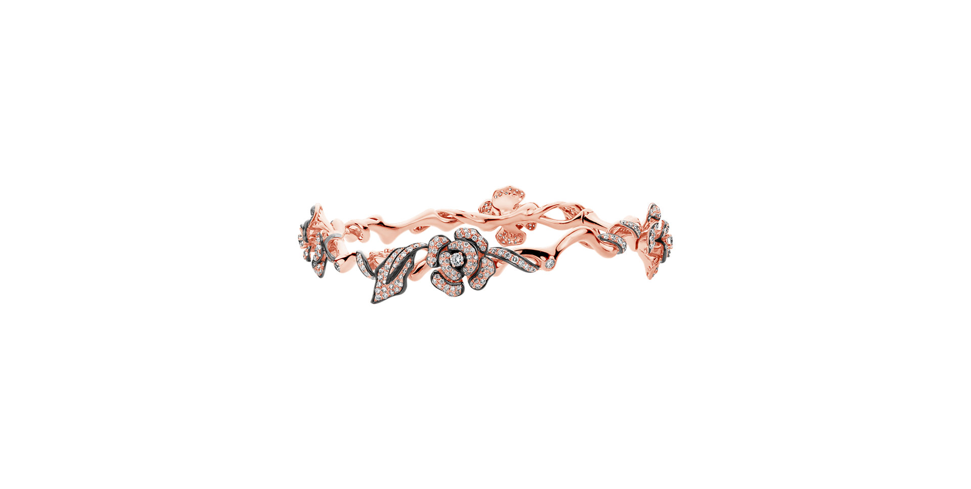 Bracelet with diamonds Diabolical Rose