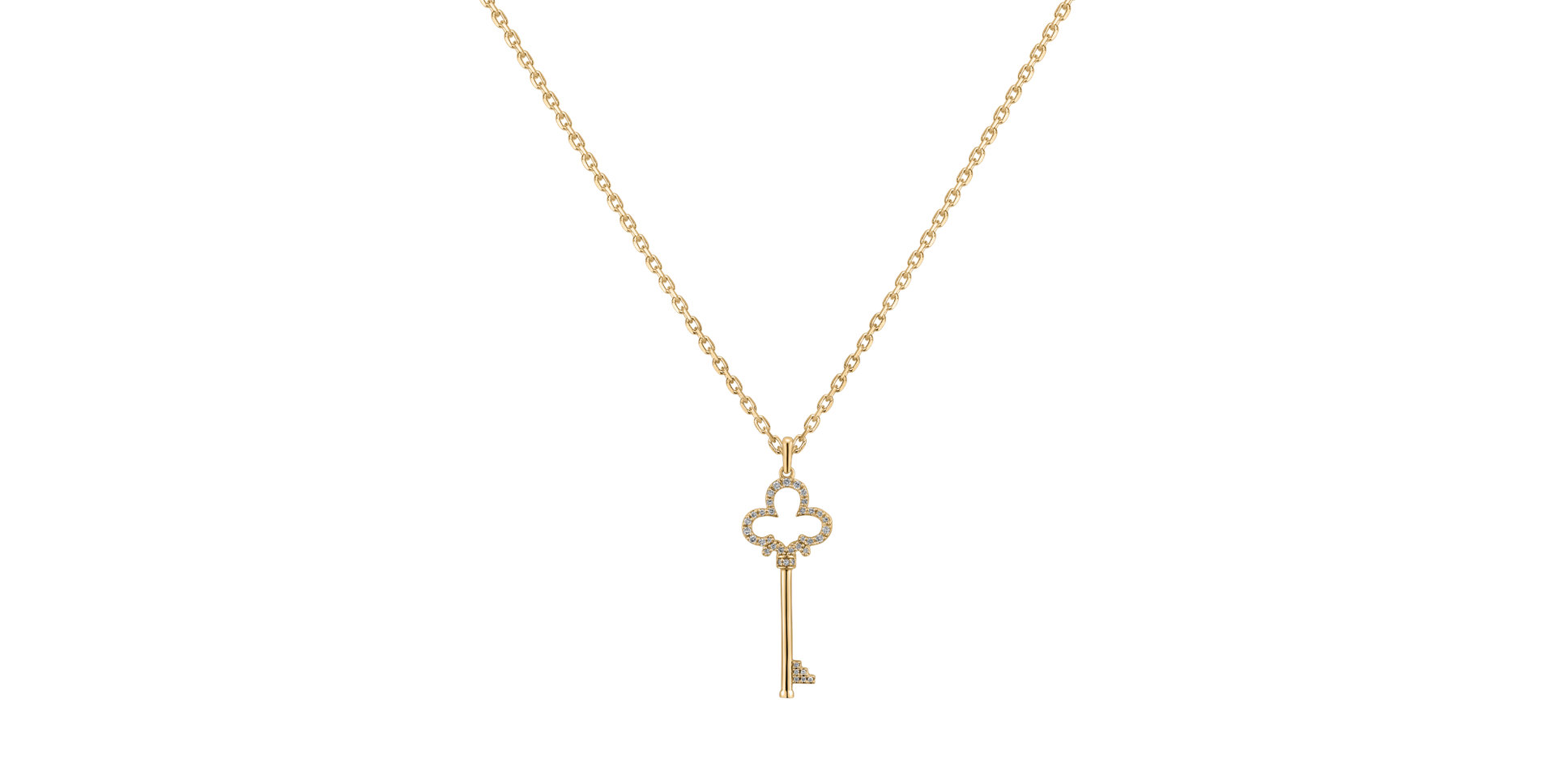 Diamond pendant Worlds Key
