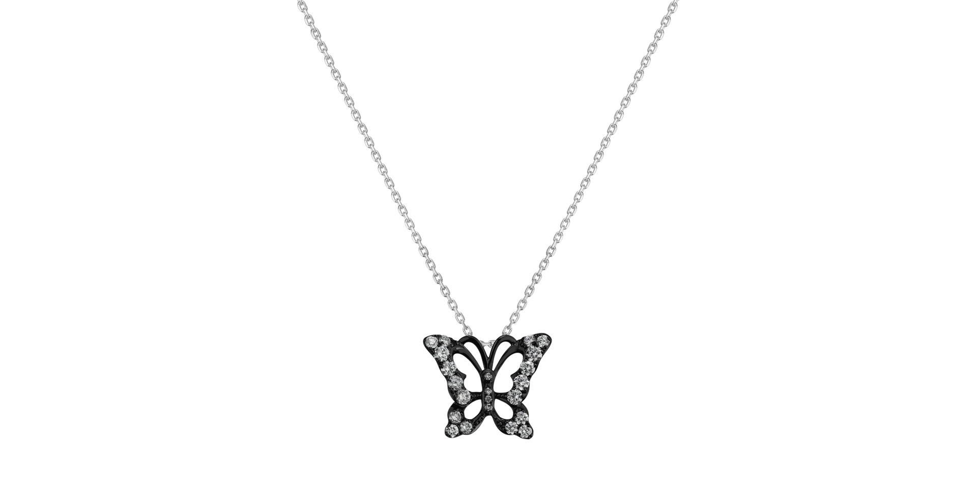 Diamond pendant Butterfly Gem