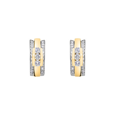 Diamond earrings Amazing Mosaic
