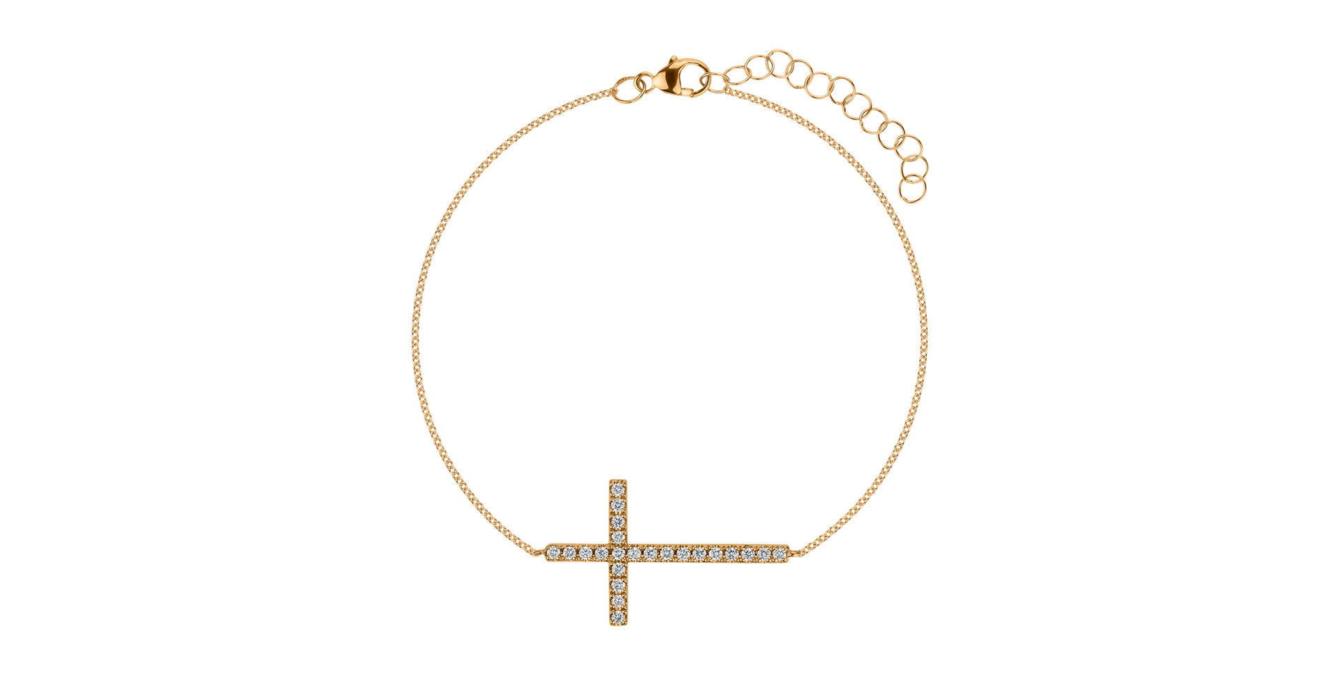 Bracelet with diamonds Angel Message