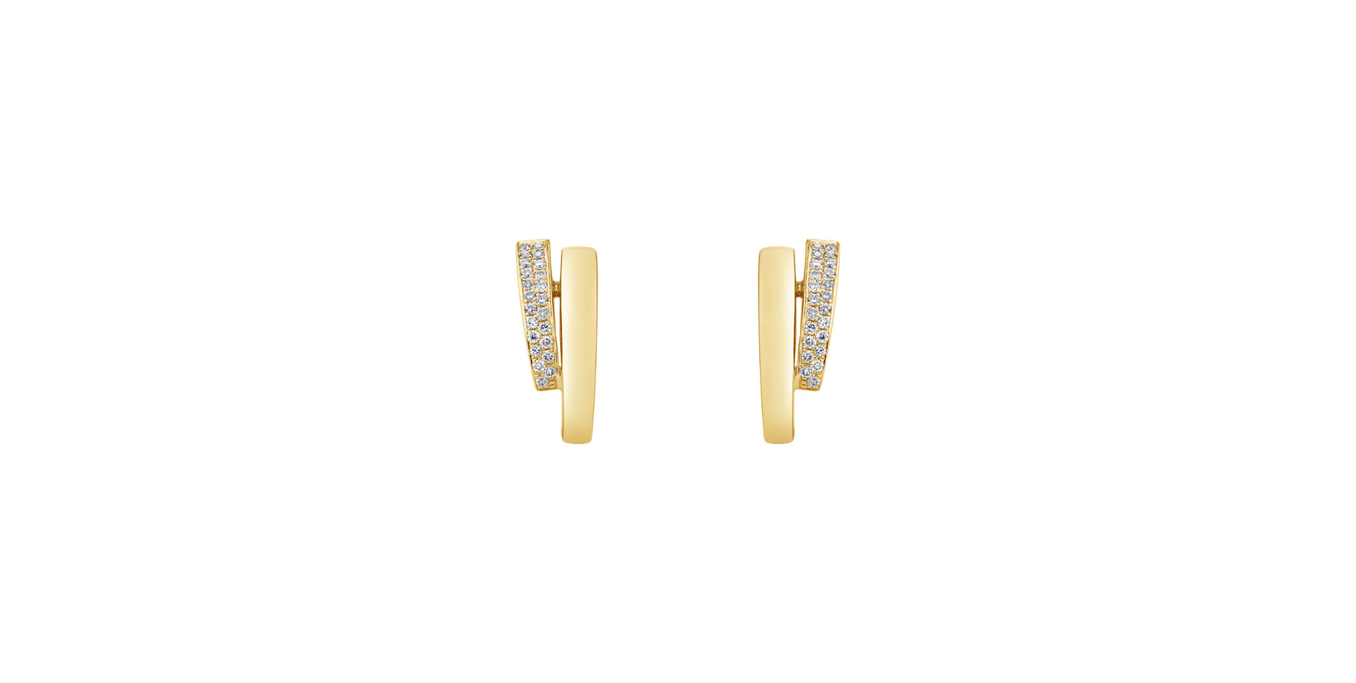 Diamond earrings Radiant Feeling