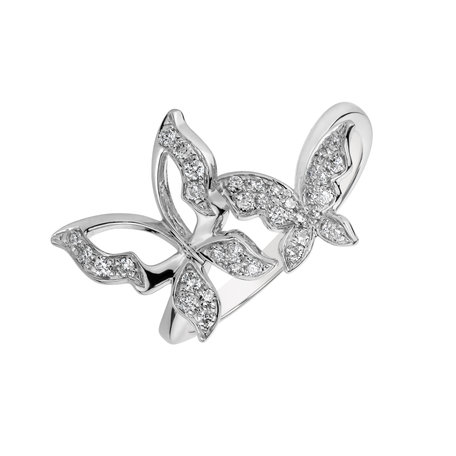 Diamond ring Wings of Friendship