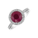 Diamond ring with Ruby Sin Signature4