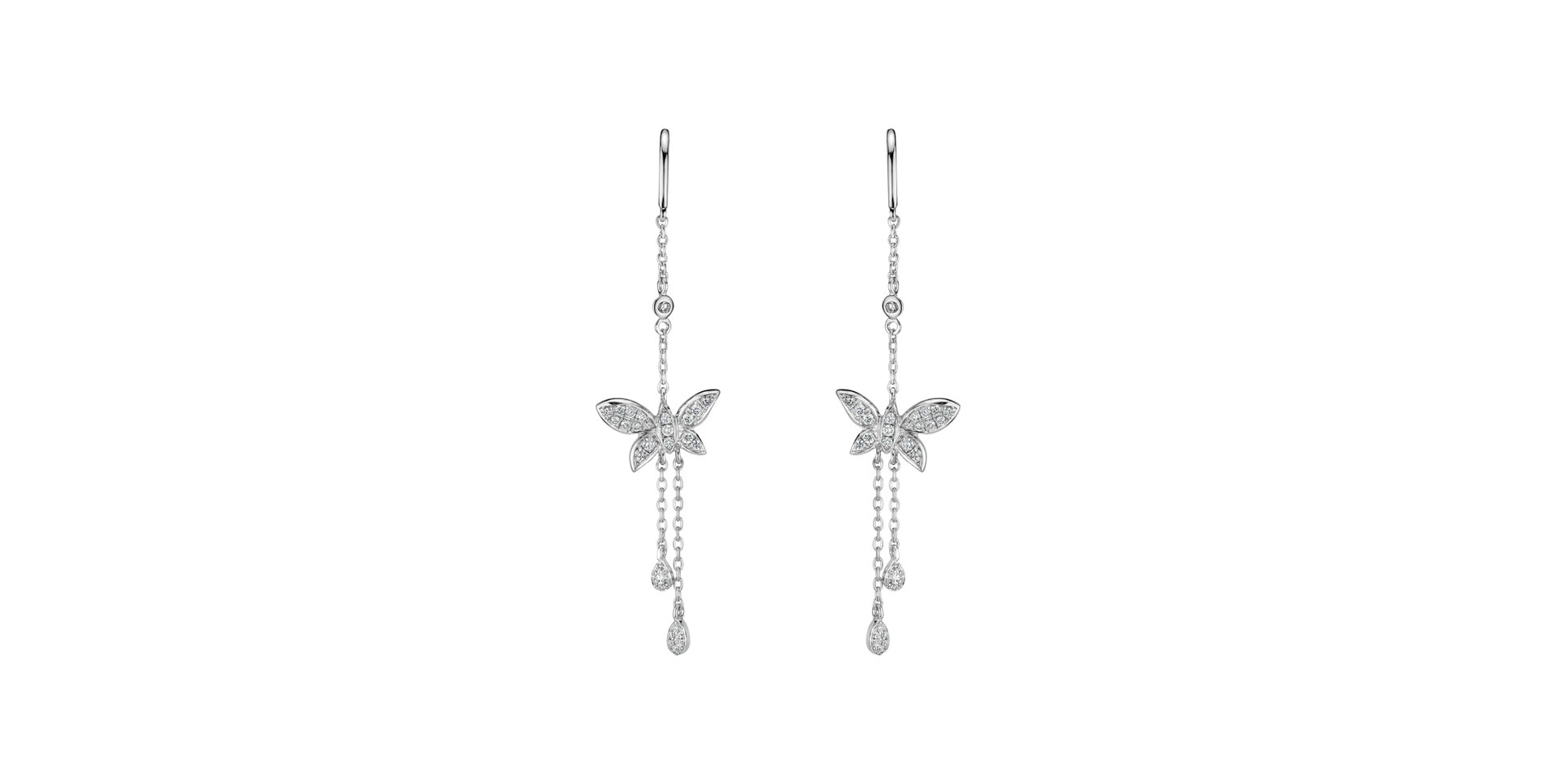 Diamond earrings Celestial Wings