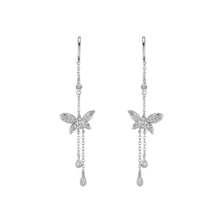 Diamond earrings Celestial Wings