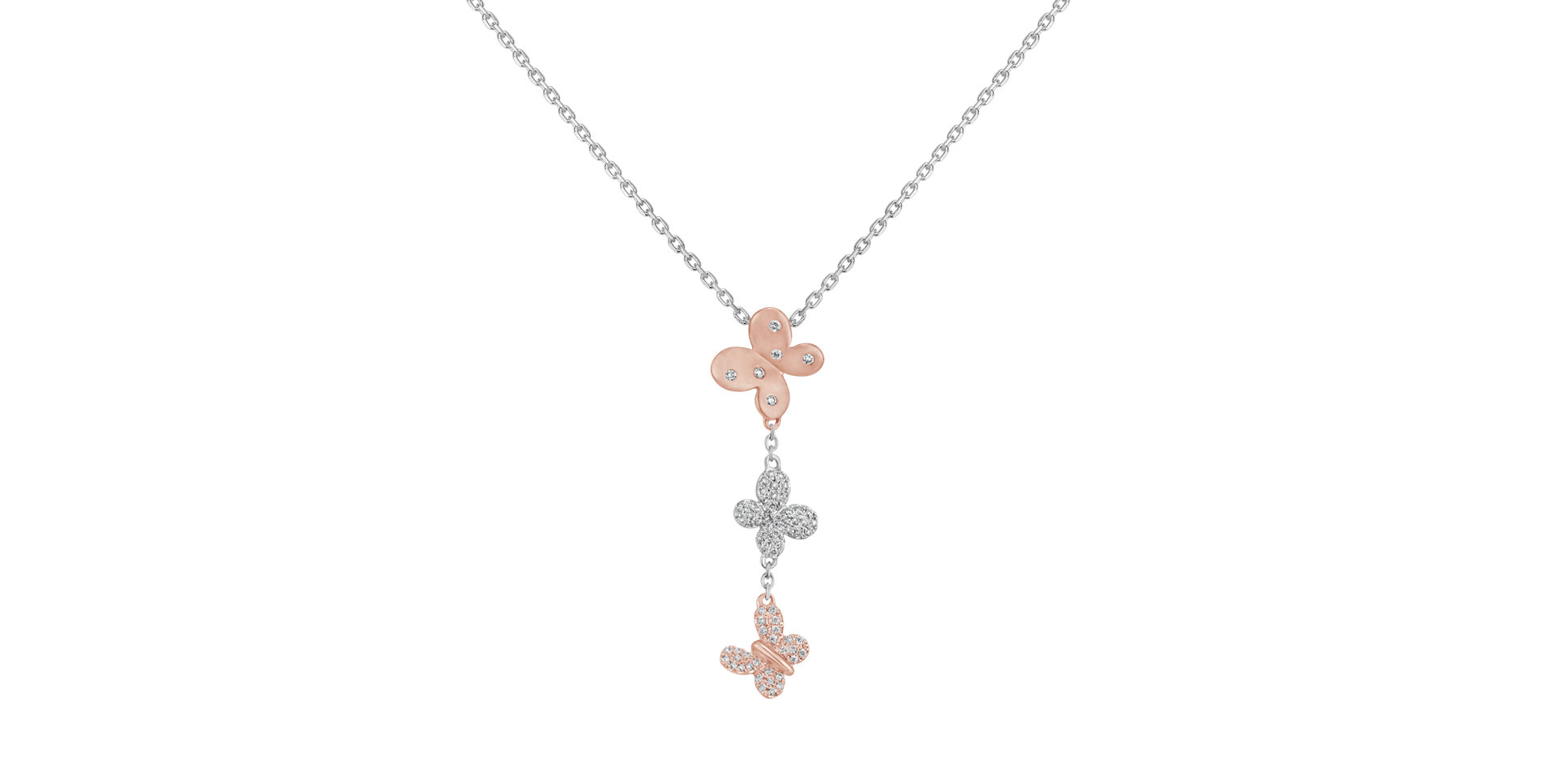 Diamond pendant Papillon Friends