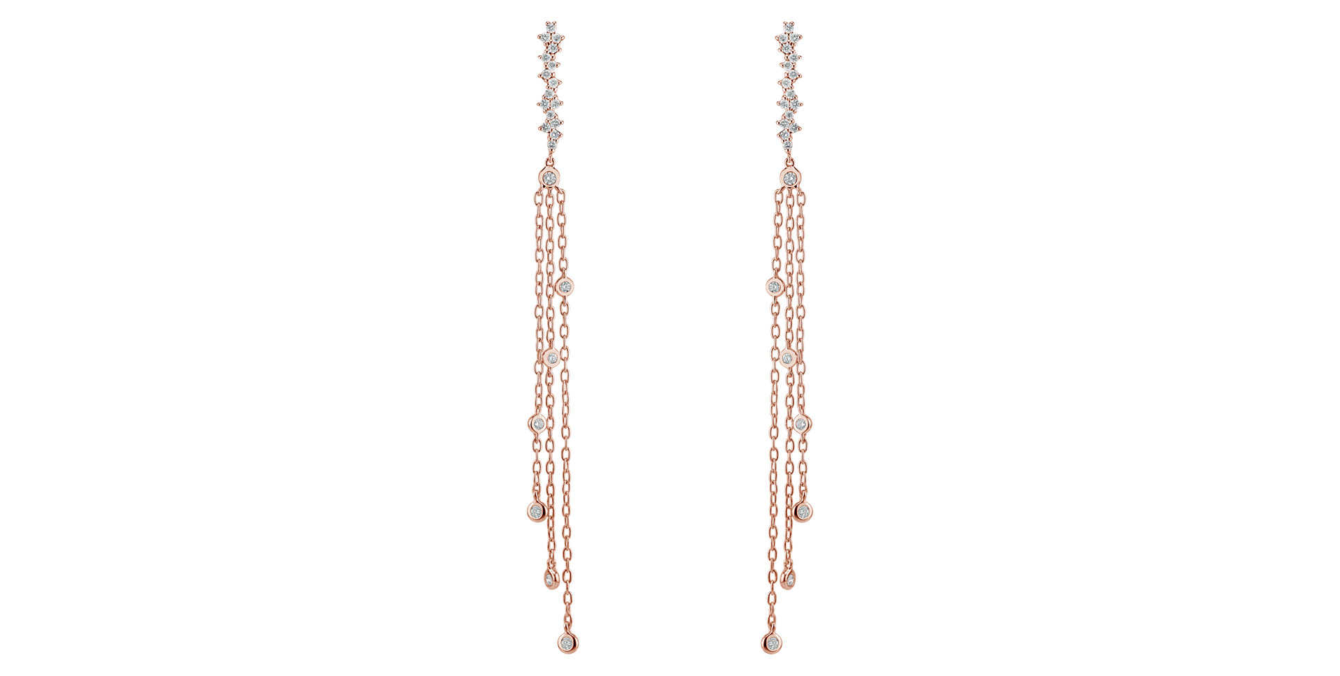 Diamond earrings Sultan Waterfall