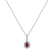 Diamond pendant with Ruby Bloody Tear3