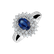 Diamond ring with Sapphire Noble Sapphire3