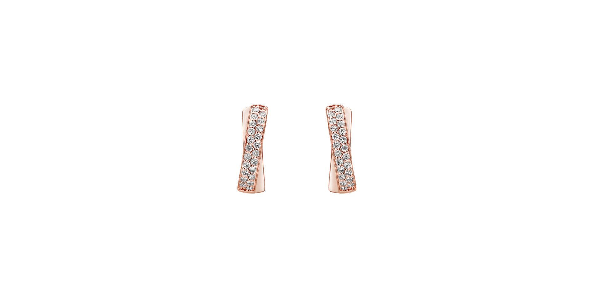 Diamond earrings Sparkling Mosaic