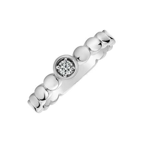 Diamond ring Love Dots