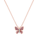 Diamond pendant with Sapphire Versailles Butterfly3