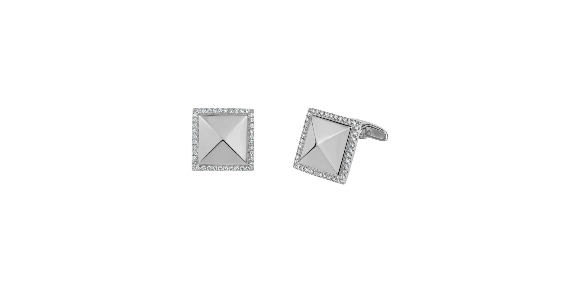 Diamond Cufflinks Gentleman Gem