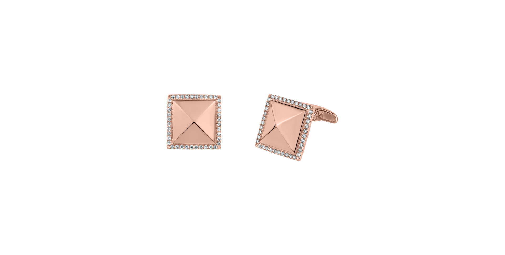 Diamond Cufflinks Gentleman Gem