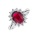 Diamond ring with Ruby Fabulous Lady4