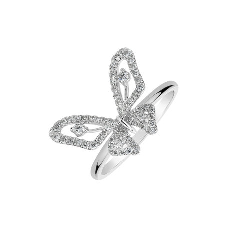 Diamond ring Enticing Papillon