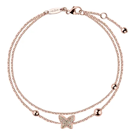 Bracelet with brown diamonds Magic Message