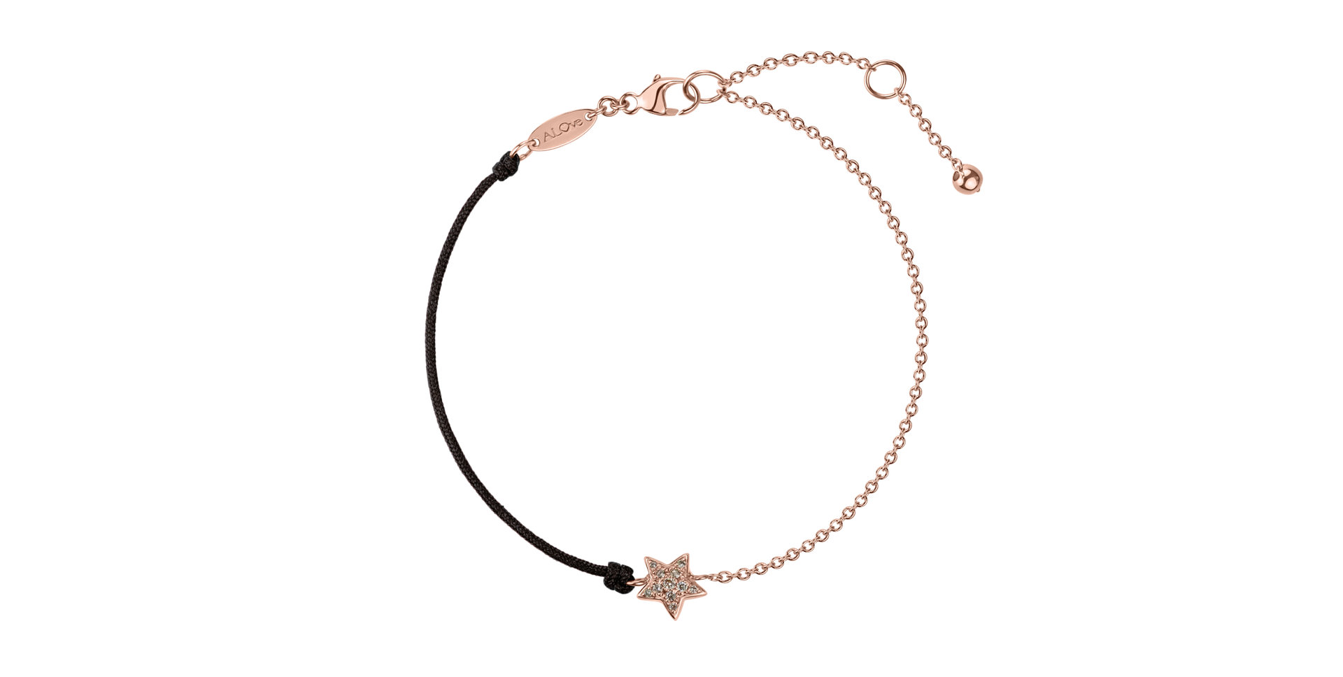 Bracelet with brown diamonds Be a Star