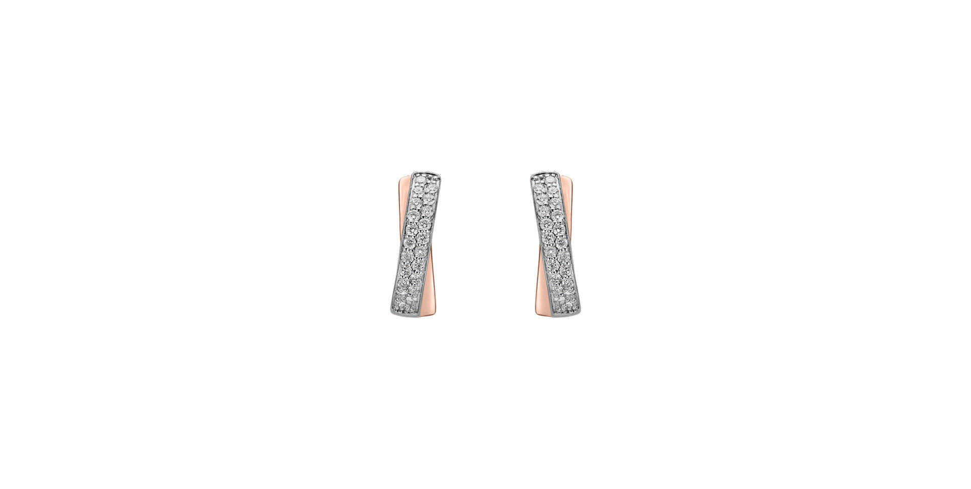 Diamond earrings Sparkling Mosaic