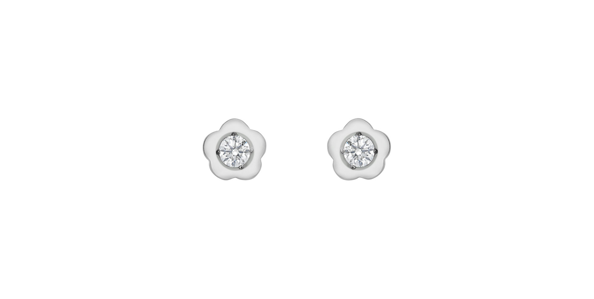 Diamond earrings Flowers