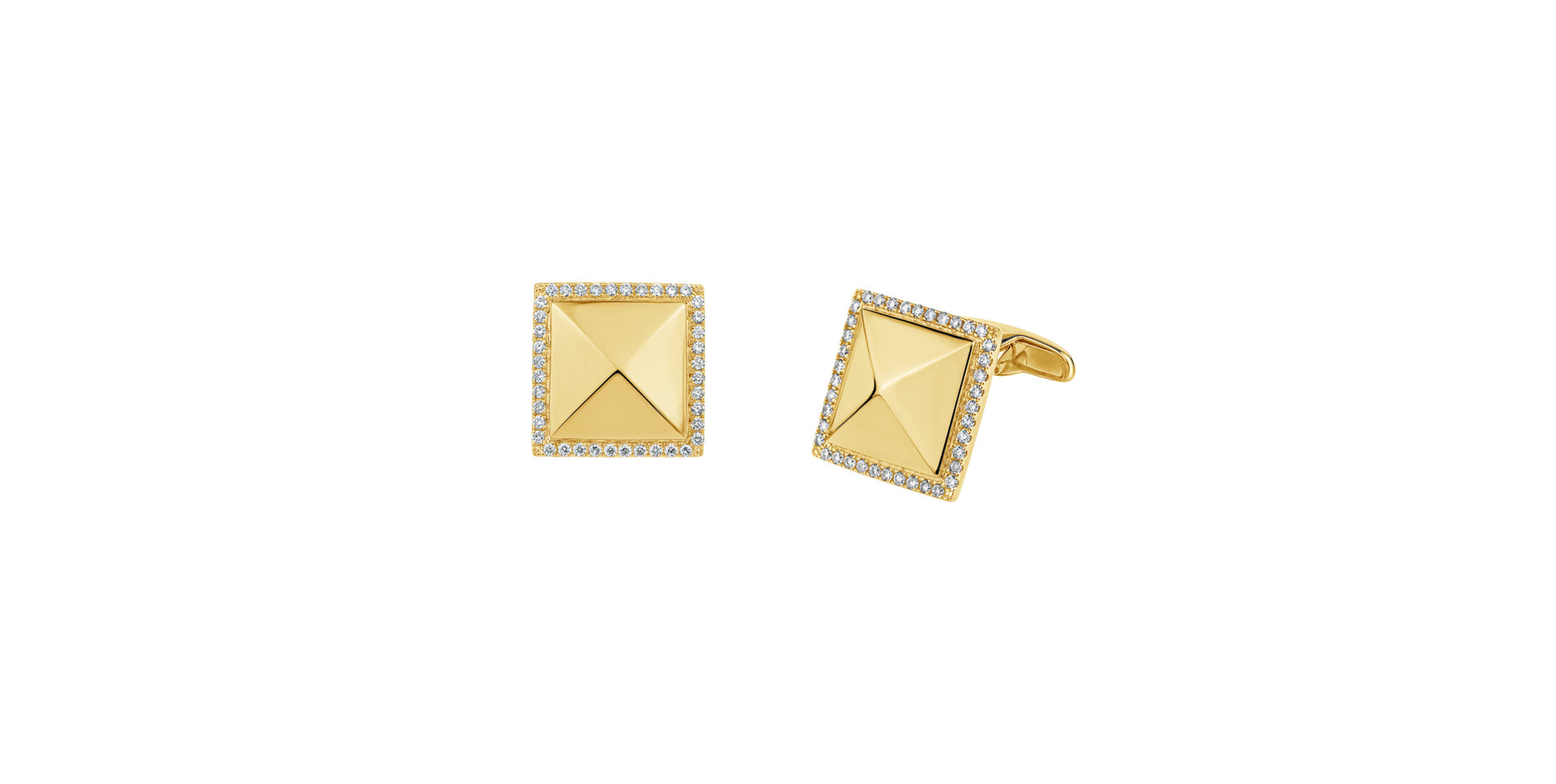 Diamond Cufflinks Gentleman Gem