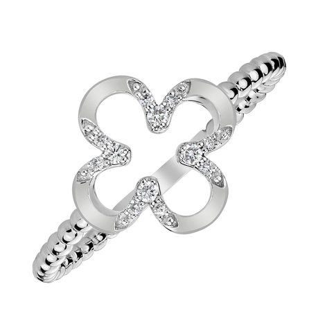 Diamond ring Shiny Petals