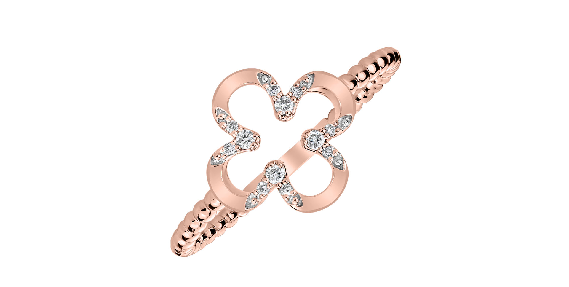 Diamond ring Shiny Petals