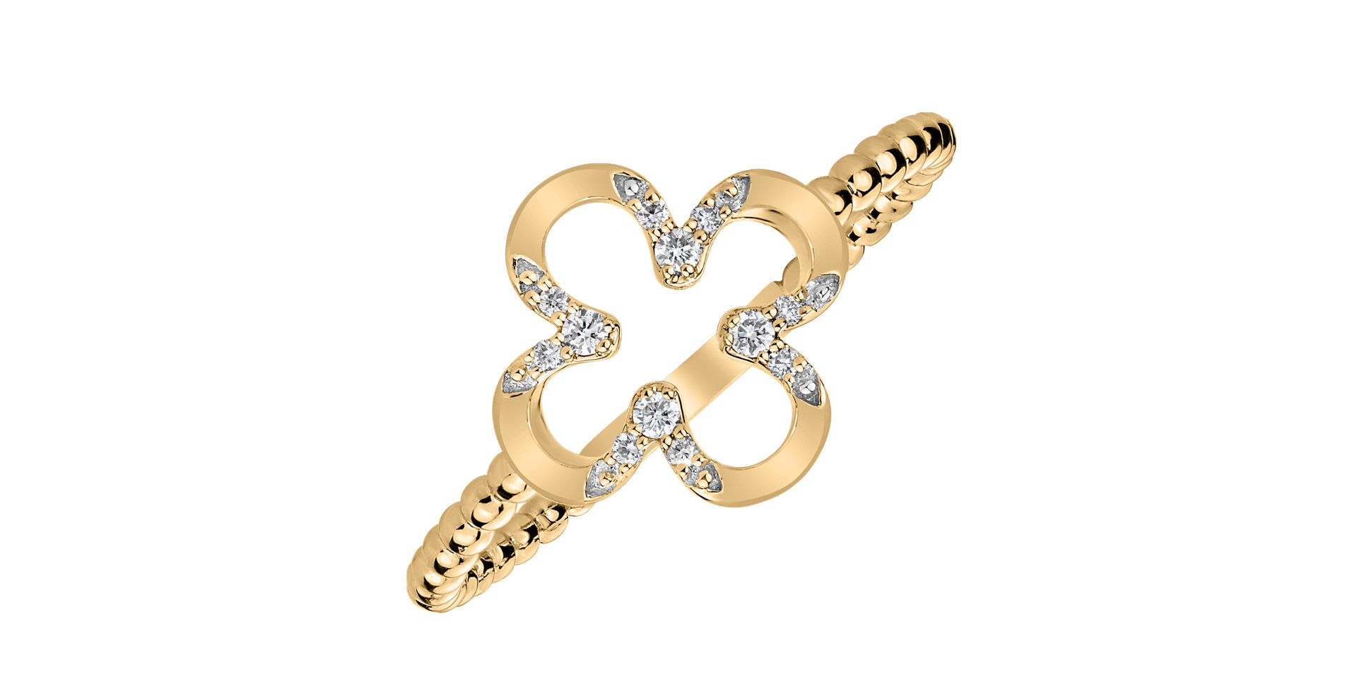 Diamond ring Shiny Petals