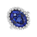 Diamond ring with Tanzanite Eternal Sky4