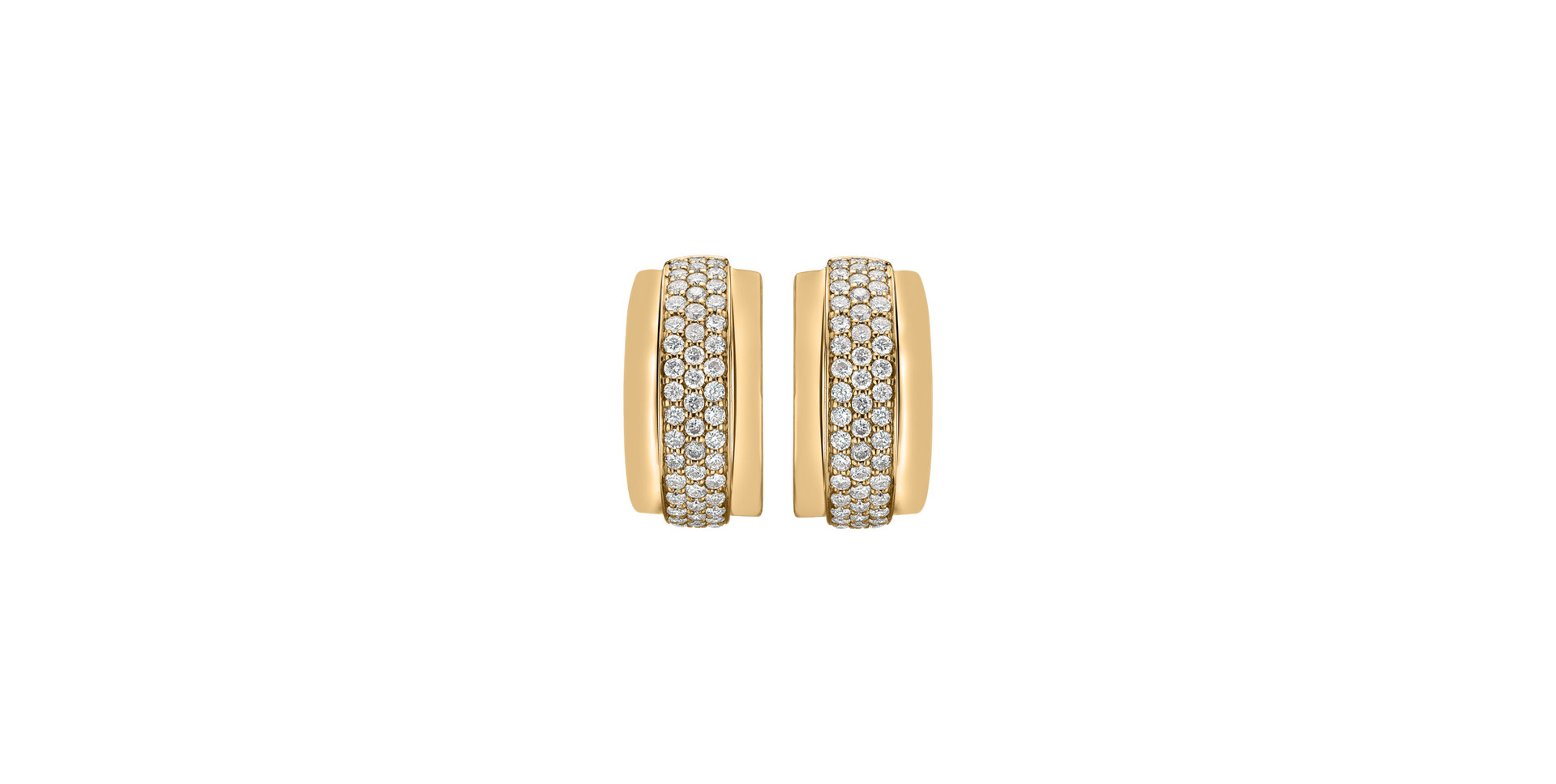 Diamond earrings Snowfire