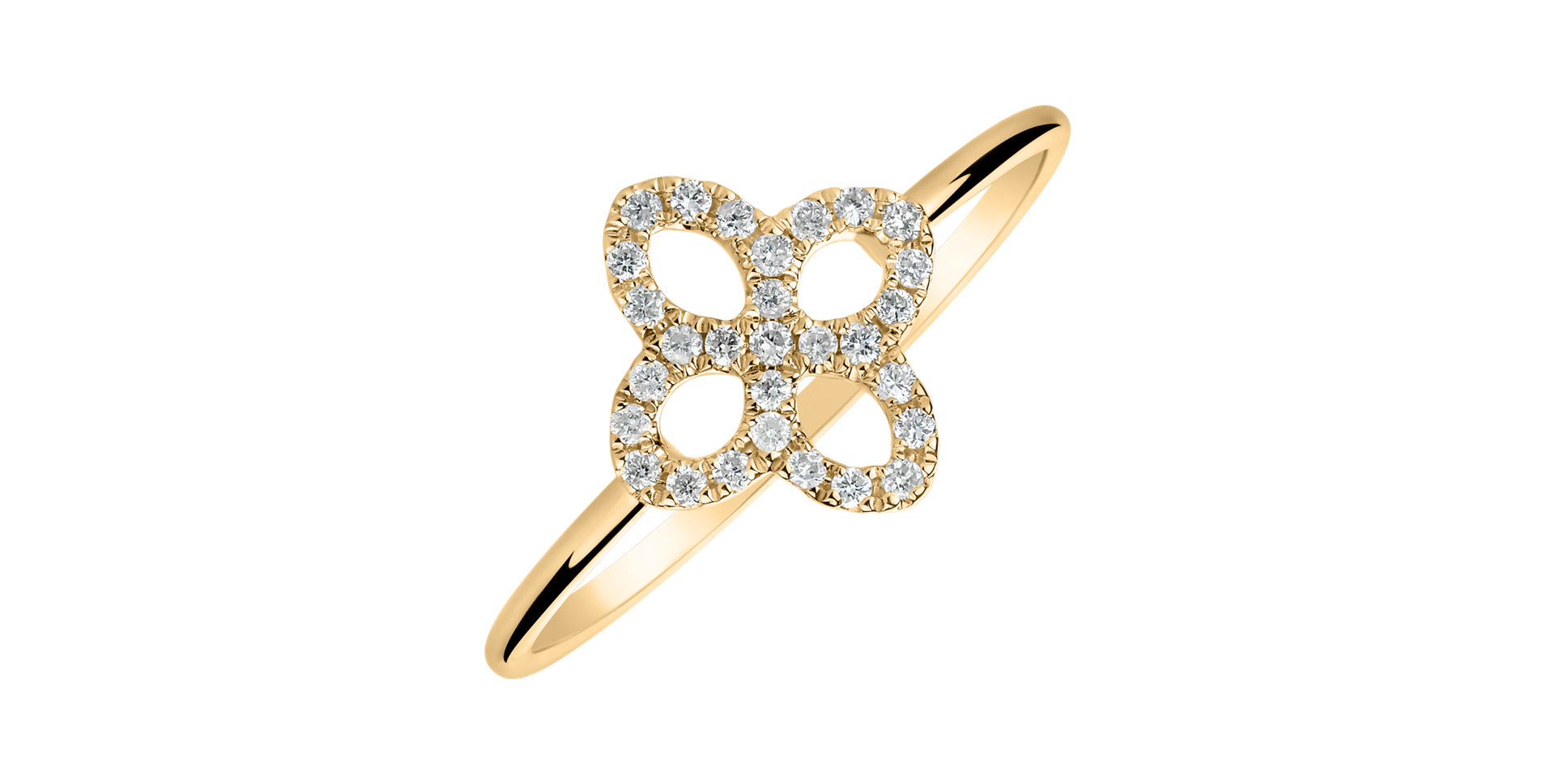 Diamond ring Glamorous Petals